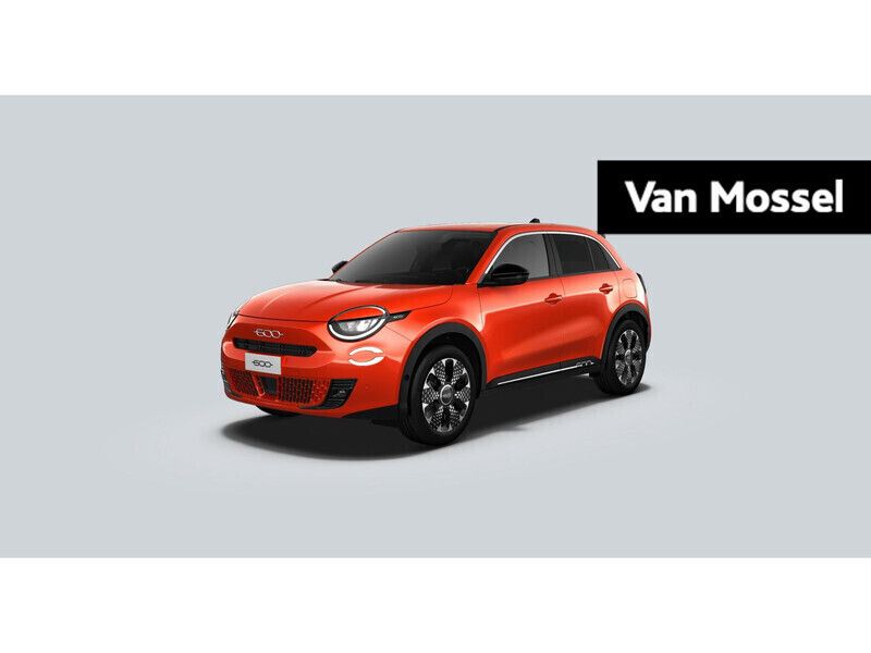 Oranje Nieuw 2025 Fiat 600E La Prima SUV | € 38.290 (Duur) - Afbeelding 1/4