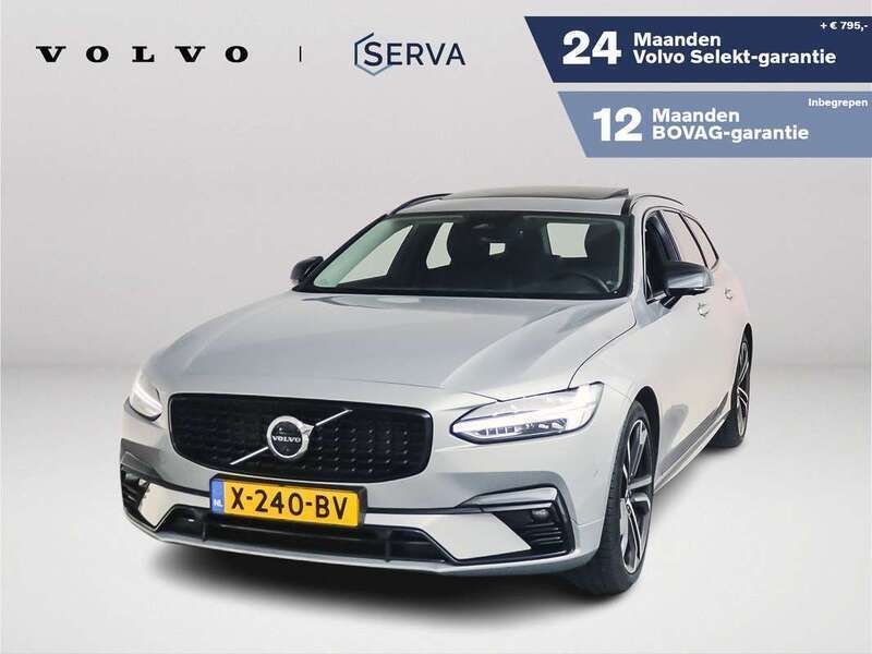 Grijs, metallic lak Gebruikt 2022 Volvo V90 Ultimate Stationwagen | € 51.995 (Duur) - Afbeelding 1/4