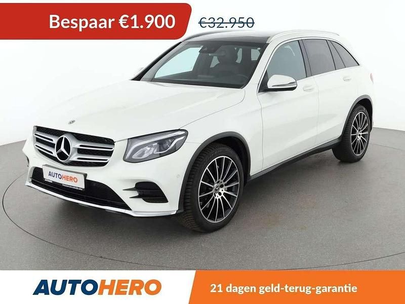 Wit Gebruikt 2018 Mercedes GLC250 AMG line SUV | € 31.249 (Super prijs) - Afbeelding 1/3