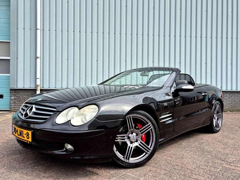 Zwart Occasion 2004 Mercedes 350 Cabriolet | € 16.950 (Eerlijke prijs) - Afbeelding 1/4