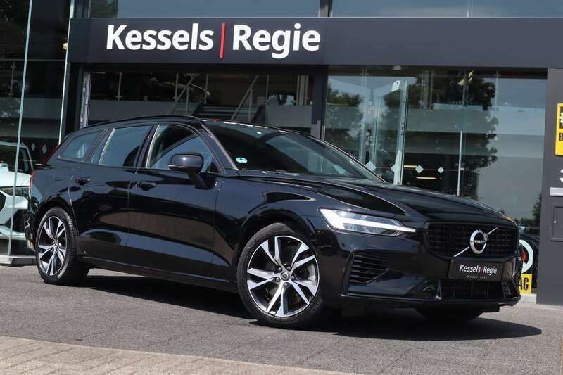 Zwart Gebruikt 2021 Volvo V60 R-Design Stationwagen | € 33.950 (Super prijs) - Afbeelding 1/4