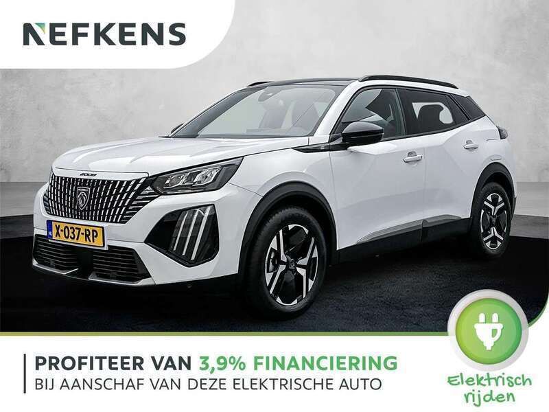 Wit, metallic lak Gebruikt 2024 Peugeot e-2008 Allure SUV | € 29.900 (Eerlijke prijs) - Afbeelding 1/3