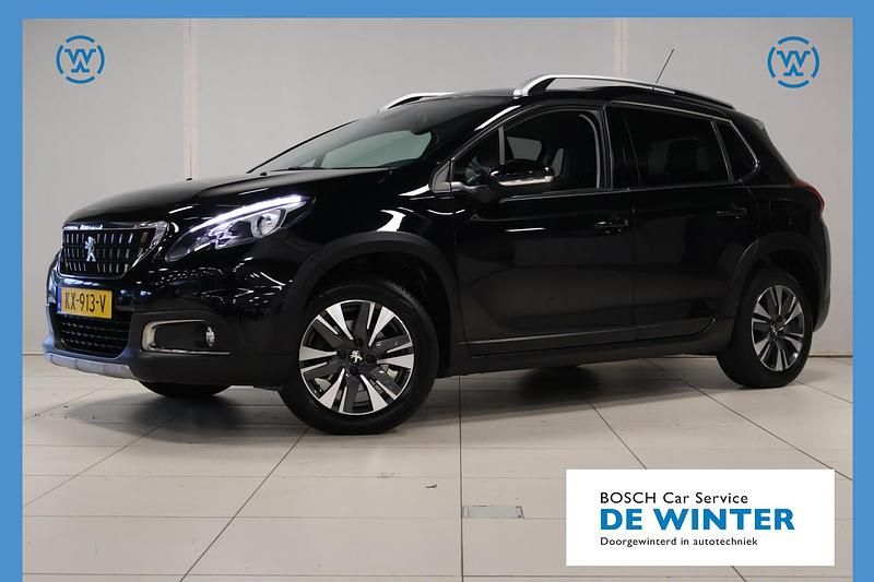Zwart Gebruikt 2017 Peugeot 2008 Allure SUV | € 9.745 (Goede deal) - Afbeelding 1/4