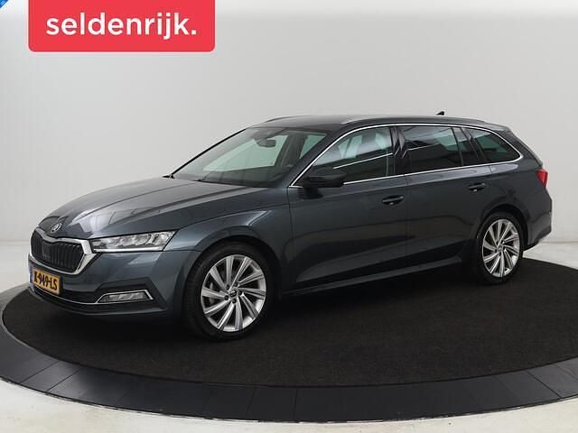 Grijs Gebruikt 2021 Skoda Octavia Business Line Stationwagen | € 12.400 (Goede deal) - Afbeelding 1/4