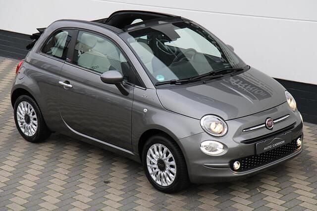 Grijs Gebruikt 2022 Fiat 500C Dolcevita Cabriolet | € 15.945 (Eerlijke prijs) - Afbeelding 1/4