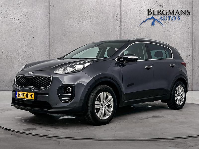 Grijs, metallic lak Gebruikt 2018 Kia Sportage SUV | € 16.820 (Goede deal) - Afbeelding 1/4