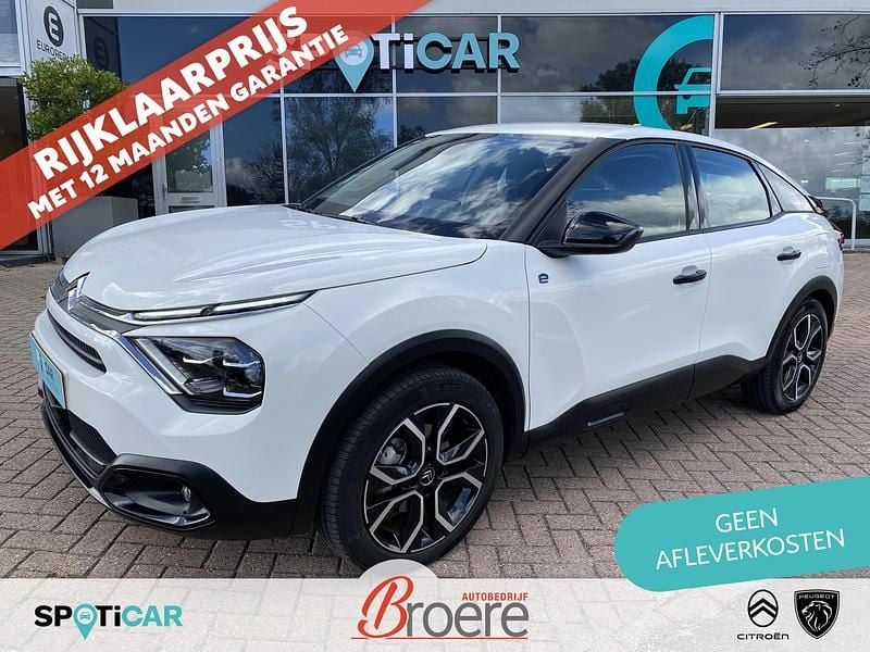 Wit Gebruikt 2022 Citroën e-C4 Feel SUV | € 17.450 (Eerlijke prijs) - Afbeelding 1/4
