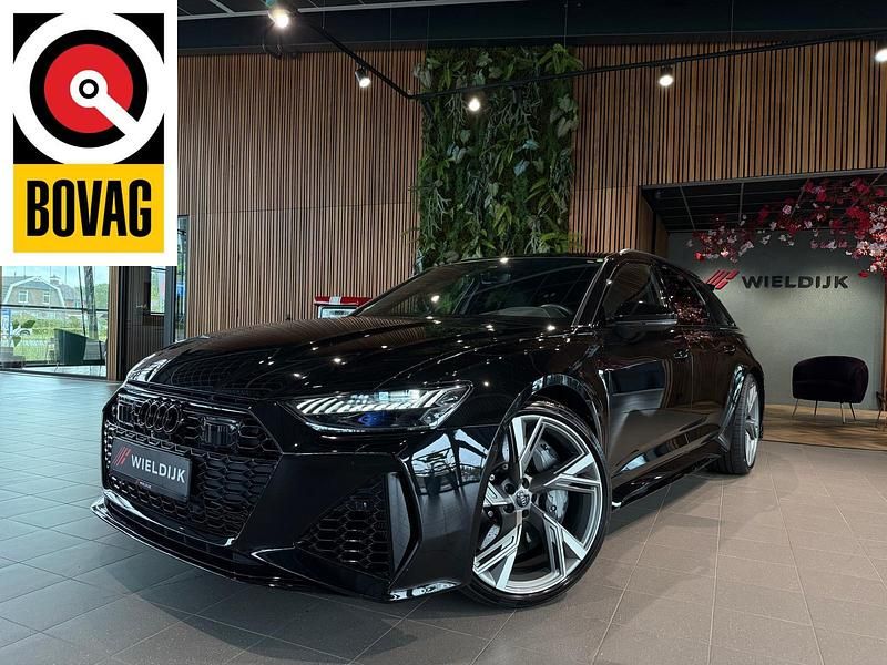 Zwart Gebruikt 2021 Audi RS6 Design Stationwagen | € 117.500 (Eerlijke prijs) - Afbeelding 1/3