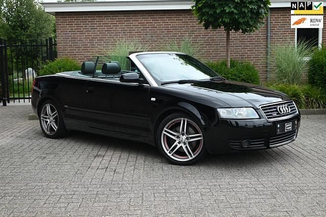 Zwart Gebruikt 2004 Audi A4 Cabriolet S-Line Cabriolet | € 5.950 (Eerlijke prijs) - Afbeelding 1/4