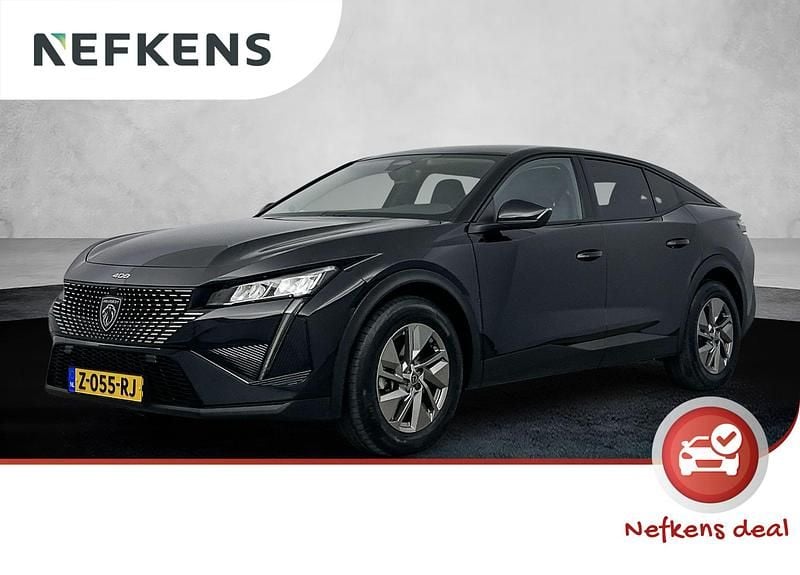 Zwart, metallic lak Occasion 2024 Peugeot 408 Allure Sedan | € 24.480 (Eerlijke prijs) - Afbeelding 1/3
