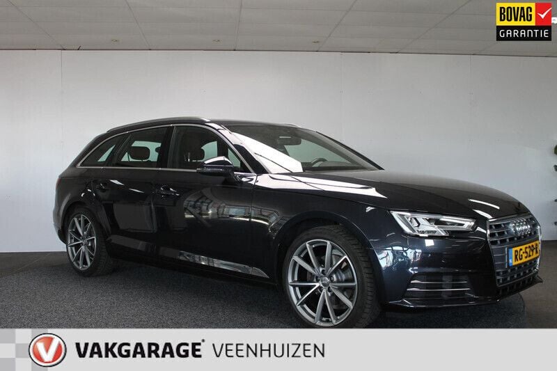 Blauw Gebruikt 2018 Audi A4 Sport Stationwagen | € 21.950 (Eerlijke prijs) - Afbeelding 1/4