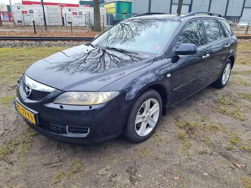 Zwart Occasion 2007 Mazda 6 Touring Stationwagen | € 1.600 (Super prijs) - Afbeelding 1/4