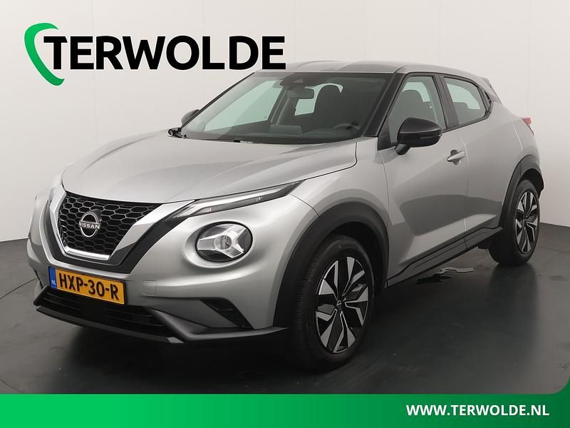 Silver (ky0) Gebruikt 2023 Nissan Juke Acenta SUV | € 19.945 (Eerlijke prijs) - Afbeelding 1/4