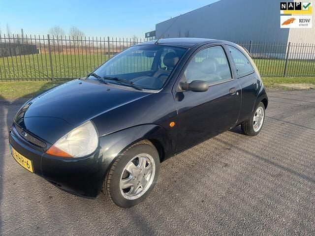 Zwart (metallic) Occasion 2008 Ford Ka Cool & Sound Edition Hatchback | € 895 (Eerlijke prijs) - Afbeelding 1/4