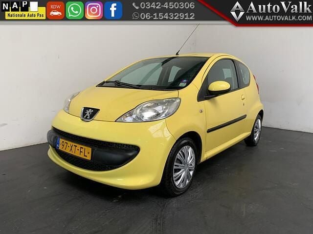 Geel Gebruikt 2007 Peugeot 107 Hatchback | € 1.399 (Eerlijke prijs) - Afbeelding 1/4