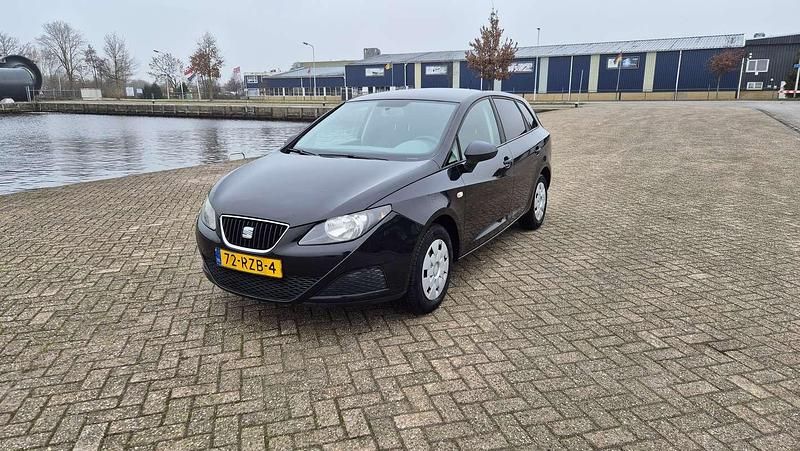 Zwart Occasion 2011 Seat Ibiza ST Stationwagen | € 1.899 (Super prijs) - Afbeelding 1/4