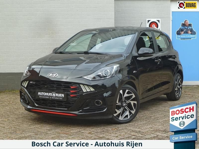 Zwart Gebruikt 2022 Hyundai i10 N Line Hatchback | € 16.745 (Eerlijke prijs) - Afbeelding 1/4
