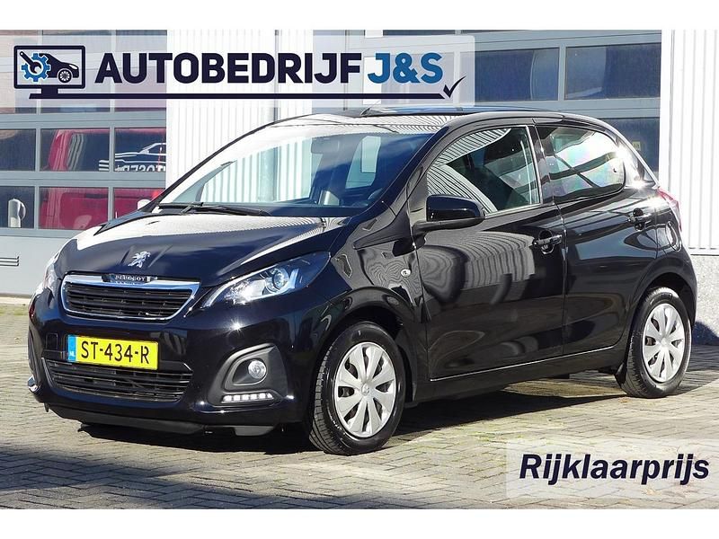 Zwart Gebruikt 2018 Peugeot 108 Active Hatchback | € 7.750 (Eerlijke prijs) - Afbeelding 1/4
