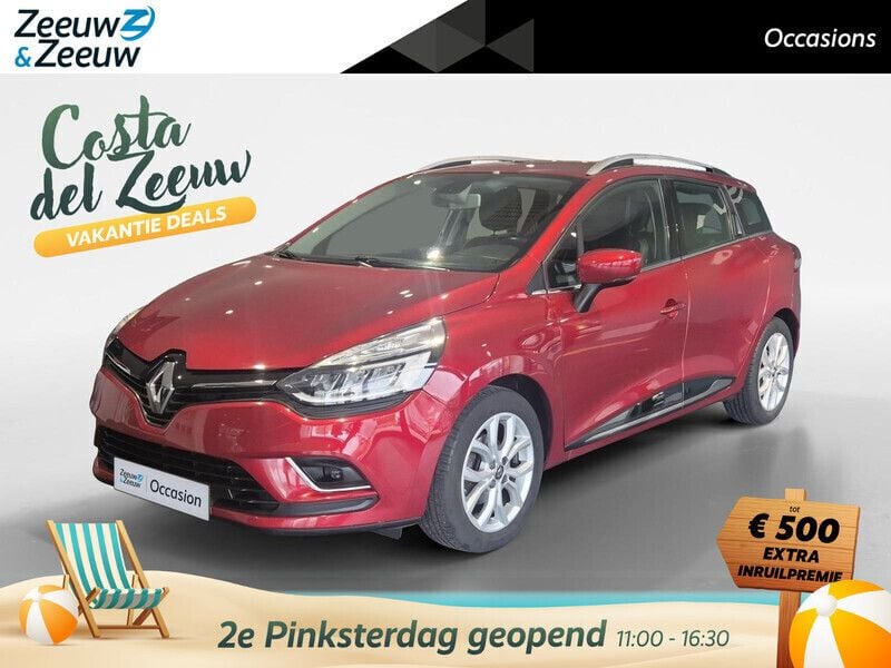 Rood Gebruikt 2017 Renault Clio GrandTour Intens Stationwagen | € 10.945 (Eerlijke prijs) - Afbeelding 1/4