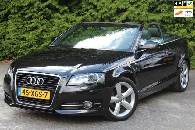 Zwart Gebruikt 2012 Audi A3 Cabriolet Ambition Cabriolet | € 10.945 (Eerlijke prijs) - Afbeelding 1/4