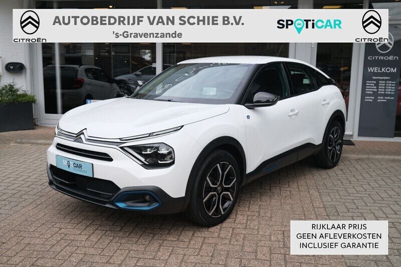 Wit Gebruikt 2021 Citroën e-C4 Feel Hatchback | € 18.950 (Goede deal) - Afbeelding 1/4