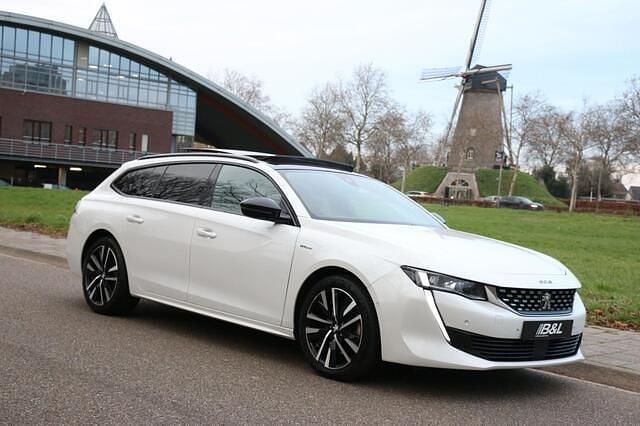 Wit Gebruikt 2021 Peugeot 508 SW GT Stationwagen | € 24.900 - Afbeelding 1/4