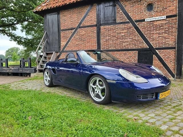 Occasion Porsche Boxster 221 PK (162 kW) 2001 Blauw Cabriolet