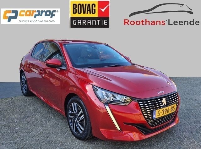 Rood Gebruikt 2021 Peugeot 208 Allure Hatchback | € 15.400 (Eerlijke prijs) - Afbeelding 1/4
