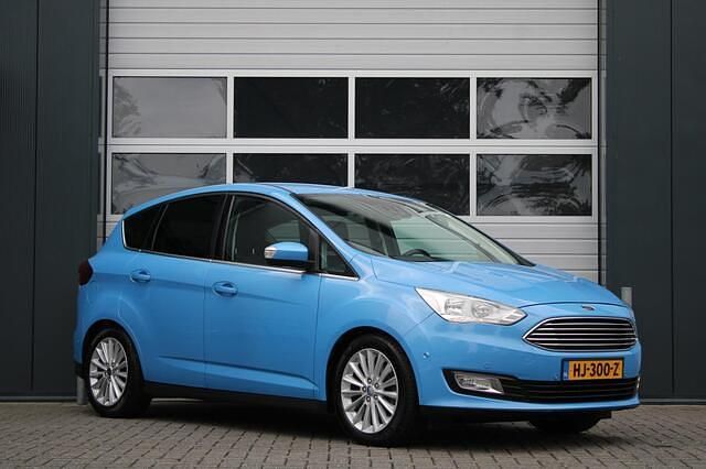 Blauw Gebruikt 2015 Ford C-MAX Titanium MPV | € 10.950 (Eerlijke prijs) - Afbeelding 1/4