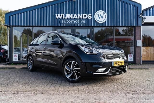 Blauw (metallic) Gebruikt 2017 Kia Niro First Edition SUV | € 14.995 (Goede deal) - Afbeelding 1/4