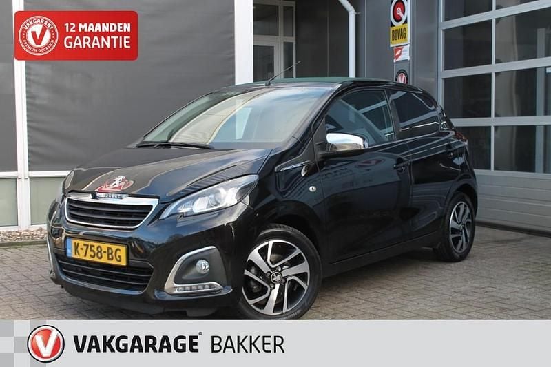 Zwart Gebruikt 2020 Peugeot 108 Collection Hatchback | € 9.999 (Eerlijke prijs) - Afbeelding 1/4