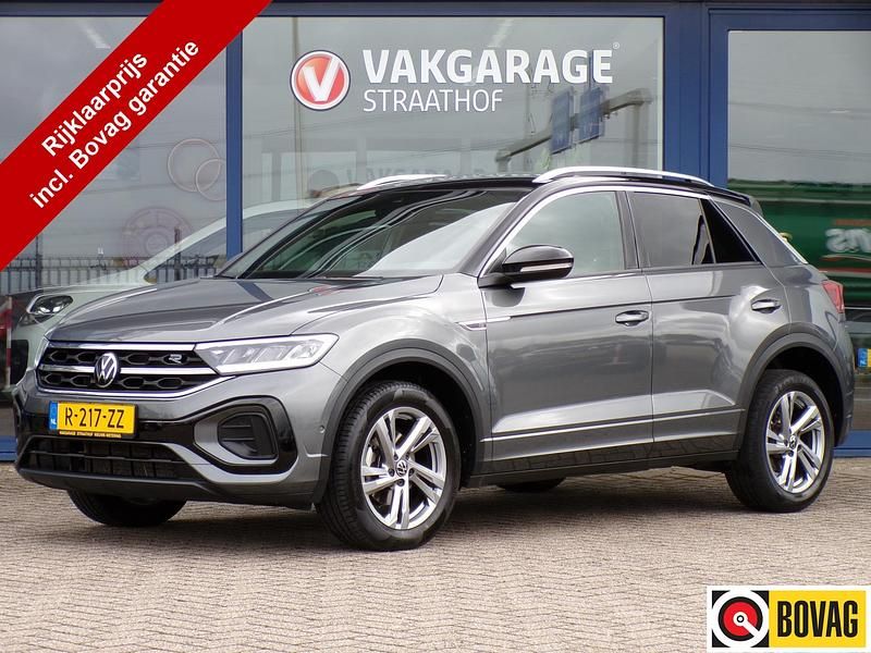 Grijs Gebruikt 2023 VW T-Roc R-line SUV | € 26.950 (Eerlijke prijs) - Afbeelding 1/4