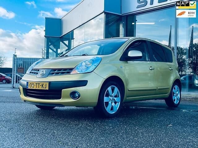 Geel Gebruikt 2007 Nissan Note Tekna MPV | € 4.850 (Eerlijke prijs) - Afbeelding 1/4
