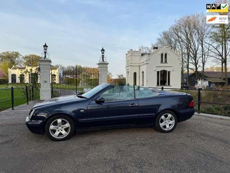 Blauw Gebruikt 1999 Mercedes CLK200 Elegance Cabriolet | € 6.950 (Duur) - Afbeelding 1/4