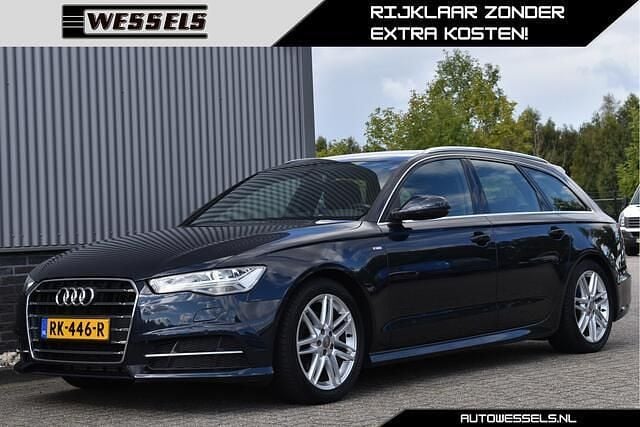 Grijs Gebruikt 2018 Audi A6 S-Line Stationwagen | € 23.950 (Super prijs) - Afbeelding 1/4