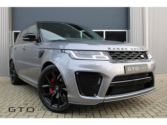 Grijs (metallic) Gebruikt 2020 Land Rover Range Rover Sport SVR SUV | € 81.950 (Eerlijke prijs) - Afbeelding 1/4