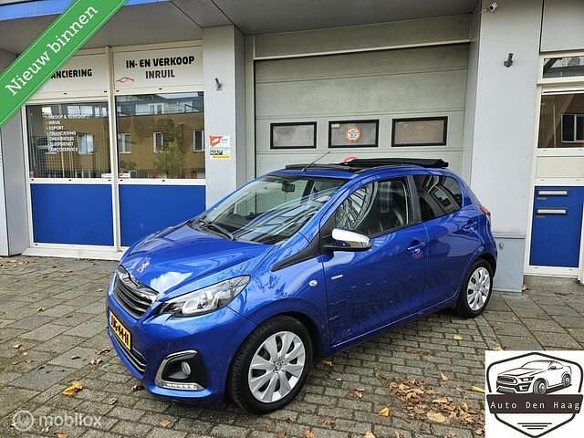 Blauw Gebruikt 2018 Peugeot 108 Style Hatchback | € 9.450 (Eerlijke prijs) - Afbeelding 1/4