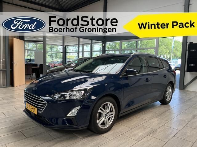 Blauw Gebruikt 2021 Ford Focus Business Edition Stationwagen | € 17.450 (Eerlijke prijs) - Afbeelding 1/4
