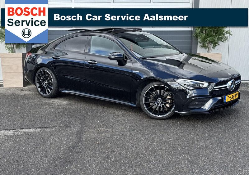 Zwart Gebruikt 2023 Mercedes CLA35 AMG Premium Plus Sedan | € 41.500 - Afbeelding 1/4