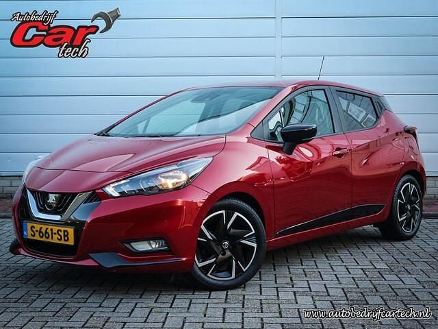 Rood Gebruikt 2023 Nissan Micra Hatchback | € 15.980 (Eerlijke prijs) - Afbeelding 1/4