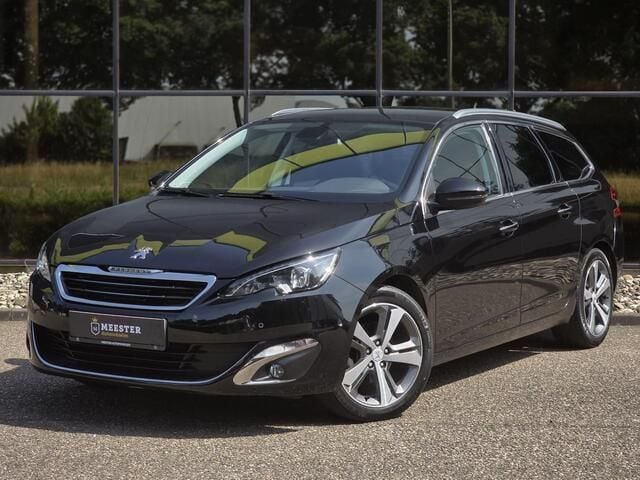 Zwart Gebruikt 2015 Peugeot 308 Allure Stationwagen | € 7.895 (Eerlijke prijs) - Afbeelding 1/4