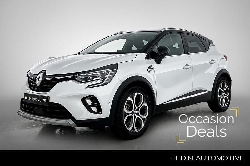 Twotone blanc nacré / noir et Occasion 2021 Renault Captur Edition One SUV | € 19.450 (Eerlijke prijs) - Afbeelding 1/4