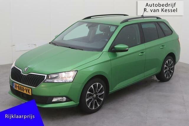 Groen, metallic lak Gebruikt 2020 Skoda Fabia Business Line Stationwagen | € 14.990 (Eerlijke prijs) - Afbeelding 1/4