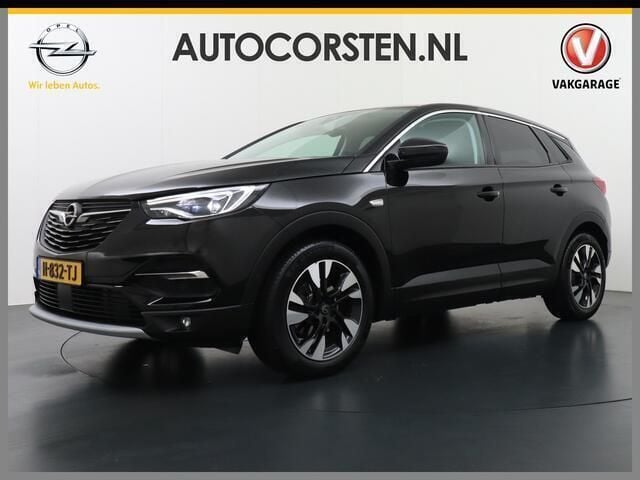 Zwart Gebruikt 2020 Opel Grandland X Ultimate SUV | € 16.895 (Super prijs) - Afbeelding 1/4