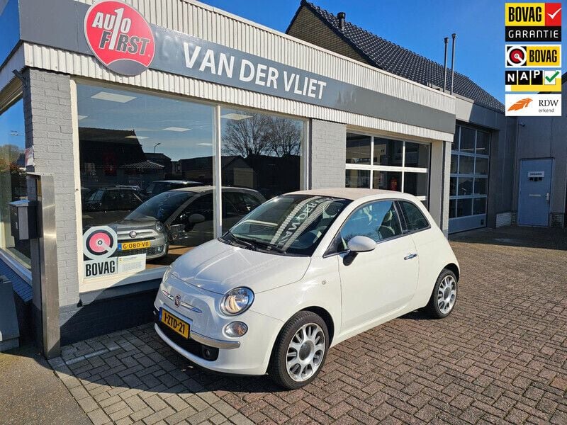 Wit Gebruikt 2013 Fiat 500C Lounge Cabriolet | € 6.900 (Eerlijke prijs) - Afbeelding 1/4