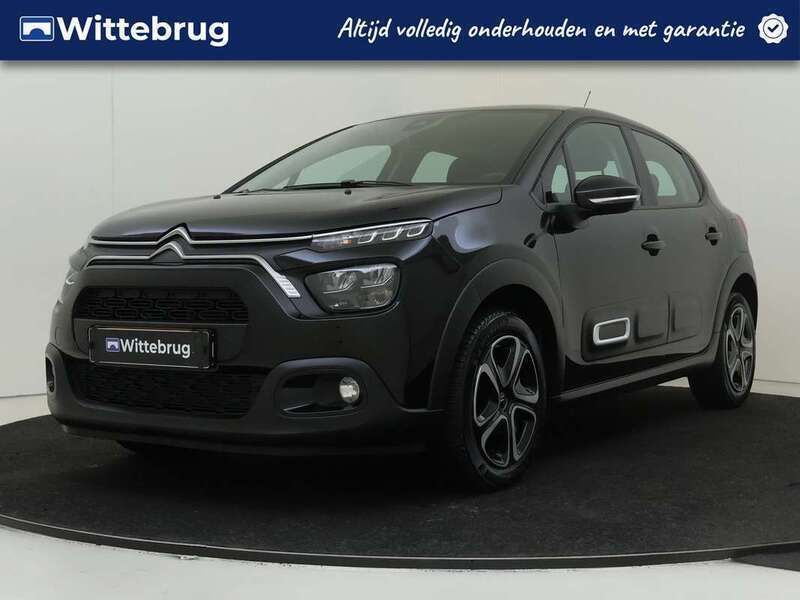 Zwart Gebruikt 2023 Citroën C3 PureTech Hatchback | € 17.725 (Eerlijke prijs) - Afbeelding 1/3