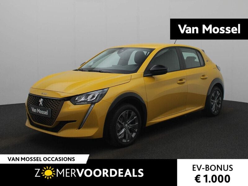 Geel Gebruikt 2022 Peugeot e-208 Active Hatchback | € 22.935 (Duur) - Afbeelding 1/4