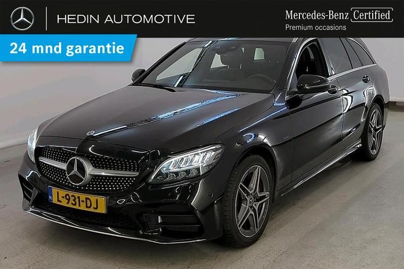 Zwart Gebruikt 2021 Mercedes C300e Business Stationwagen | € 31.900 (Iets duurder) - Afbeelding 1/3