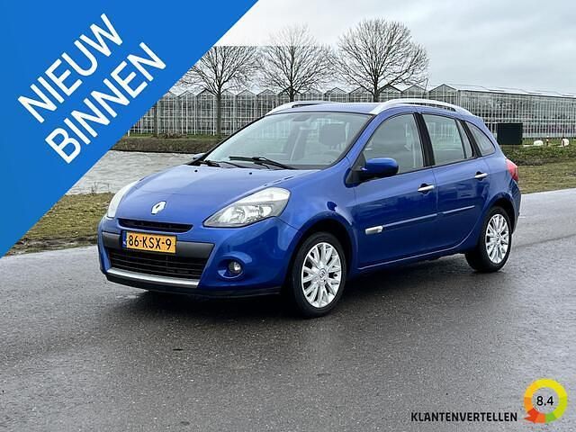 Occasion Renault Clio GrandTour Dynamique 112 PK (82 kW) 2010 Blauw Stationwagen