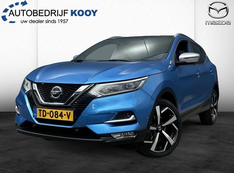 Blauw Gebruikt 2018 Nissan Qashqai Tekna+ SUV | € 17.945 (Eerlijke prijs) - Afbeelding 1/4